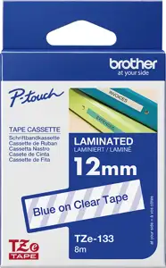 Brother TZe133 - laminated tape - 1 roll(s) - Roll (1.2 cm x 8 m)