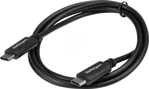 StarTech.com 1m / 3.3ft USB C to USB C Cable - USB 2.0 Type C Cable - M/M - USB-IF Certified - USB C Charging Cable - USB 2.0 (USB2CC1M) - USB-C cable - 1 m
