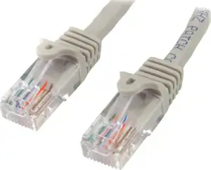 StarTech.com 10m Gray Cat5e / Cat 5 Snagless Ethernet Patch Cable 10 m - patch cable - 10 m - gray