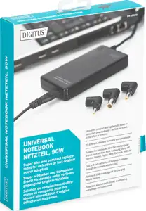 DIGITUS Universal Notebook Power Adapter DA-10190 - power adapter - 90 Watt