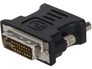 StarTech.com DVI to VGA Cable Adapter - Black - M/F - DVI-I to VGA Converter Adapter (DVIVGAMFBK) - VGA adapter