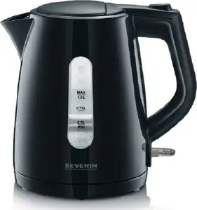 Severin WK 3410 electric kettle 1 L 2200 W Black