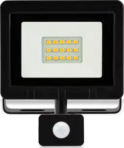 ASALITE LED spotlight 10W 4500K, 800Lm + sensor