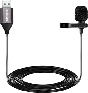 Sandberg Streamer USB Clip Microphone