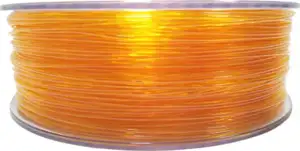 Filament for 3D, PET-G, 1.75 mm, 1 kg, orange tran