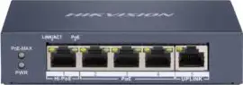 HikVision 4-Port GbE RJ45 PoE (60W) 1 GbE RJ45 Unmanaged Switch