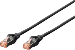 DIGITUS patch cable - 7 m - black