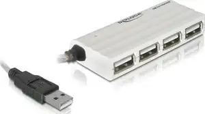 USB HUB DELOCK, 4-portni, slim, 2.0