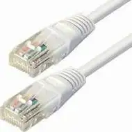 Kabel mrežni UTP, Cat. 5e, 0,25m, CCA, 26AWG, Savitljivi, Bijeli