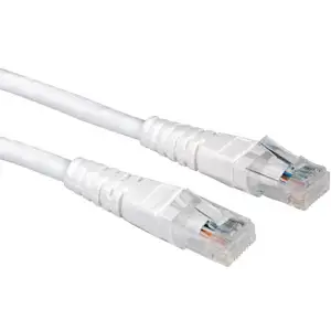 Kabel mrežni UTP, Cat. 6, 1m, CCA, 24AWG, Savitljivi, Bijeli