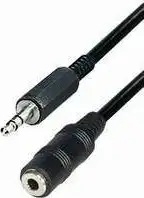 Transmedia A 54-3, Connecting Cable, 3,5 mm stereo plug - 3,5 mm stereo jack, 3,0 m, stereo, shielded