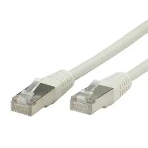 Kabel mrežni S-FTP, Cat. 5e, 1m, CCA, 26AWG, Savitljivi, Sivi