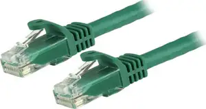 StarTech.com 2m CAT6 Ethernet Cable - Green Snagless Gigabit CAT 6 Wire - 100W PoE RJ45 UTP 650MHz Category 6 Network Patch Cord UL/TIA (N6PATC2MGN) - patch cable - 2 m - green