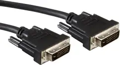 Roline DVI monitor kabel, DVI-D M/M, (24+1) dual link, 15m