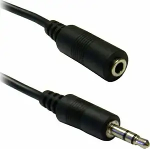 Transmedia A 54-5, Connecting Cable, 3,5 mm stereo plug - 3,5 mm stereo jack, 5m, stereo, shielded