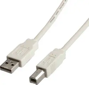 USB kabel 4,5m, Roline A-B M/M, bež