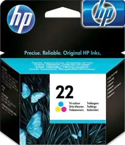 Tinta HP C9352AE (no. 22), Tri-colour