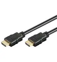 NaviaTec HDMI-185 HDMI A-plug to HDMI A-plug 3m with Ethernet gold color connectors, Naviatec Article Nr. 185