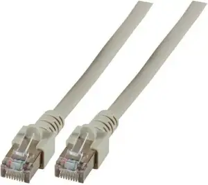 SF/UTP prespojni kabel Cat.5e PVC CCA AWG26, sivi, 1,0 m