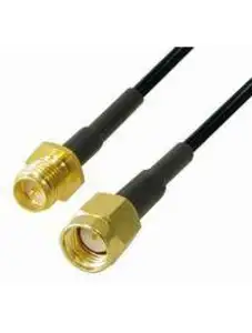 Transmedia CWK 2-10, WLAN Antenna Cable SMA reversed jack to reversed SMA plug, 10m