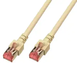 S/FTP prespojni kabel Cat.6 LSZH Cu AWG27, sivi, 15,0 m