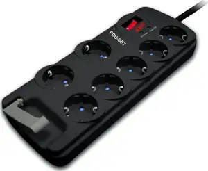 AEG Protect Basic GE7, 5+2 standard outlets, separated outlets for bigger power supplies, child safe