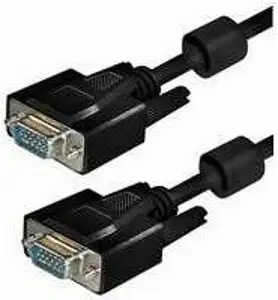 Transmedia C57-HVSL, Monitor Kabel 1,8m, Crne boje, Sub D-plug 15 pin HD to Sub D-plug 15 pin H