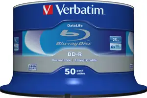 Verbatim DataLife - BD-R x 50 - 25 GB - storage media