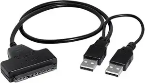 Adapter Transmedia SATA 17-5 pin na USB 2.0