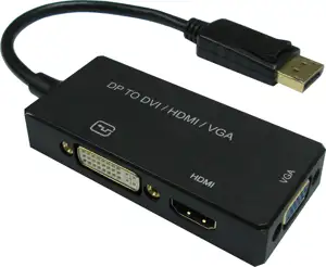 Roline VALUE adapter DisplayPort - VGA/DVI/HDMI, v1.2, Active