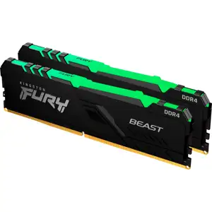 Memorija 3200 32GB Kingston FURY Beast RGB KIT (2x 16GB) KF432C16BBAK2/32