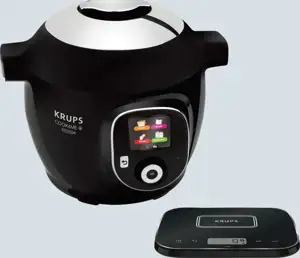 Krups CZ8568 COOK4ME + GRAMEEZ crno / sivo