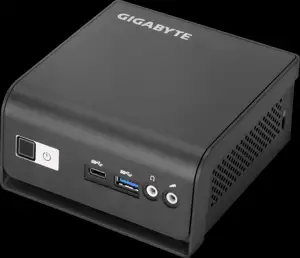 GIGABYTE BRIX HDD, Intel Pentium N5105 up to 2.9GHz 4C/4T, Intel UHD Graphics, 1x DDR4 SODIMM 2933Mhz (Max. 16GB), 1xM.2 PCIe X2/SATA, 1x2.5