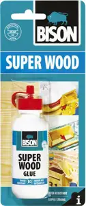 Ljepilo za drvo 75g Superwood Bison 1539029 blister