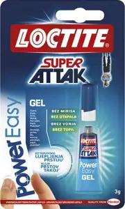 Ljepilo trenutačno 3g Super Attak Power Easy gel Henkel 1462906 blister