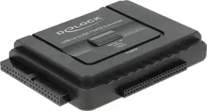 Konverter DELOCK, USB 3.0 (M) externi na SATA 22-pin/ IDE 40-pin/ IDE 44-pin, backup funkcija