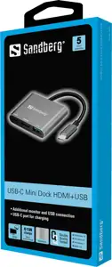 Sandberg USB-C Mini Dock HDMI + USB
