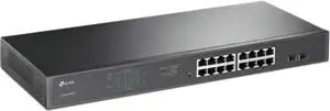 TP-Link TL-SG1218MPE JetStream 16-port Gigabit EasySmart PoE+ preklopnik (Switch), 16×10/100/1000M RJ45 PoE, 2×SFP Gigabit, 1U 19