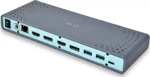 i-Tec USB-C / USB-A 3.0 4K Dual Video Docking Station - docking station