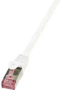 LogiLink PrimeLine - patch cable - 2 m - white