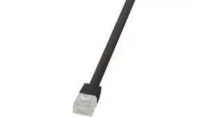 LogiLink SlimLine - patch cable - 5 m - black