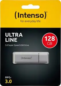 STICK 128GB USB 3.0 Intenso Ultra Line Silver