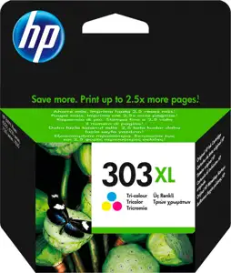 HP 303XL - High Yield - color (cyan, magenta, yellow) - original - ink cartridge