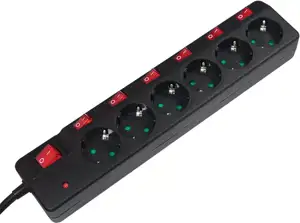 LogiLink - power strip - 3680 Watt
