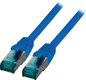 Patchkabel CAT6a RJ45 S/FTP 2m Blue