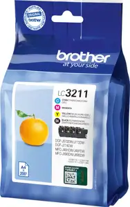 Brother LC3211 - 4-pack - black, yellow, cyan, magenta - original - ink cartridge
