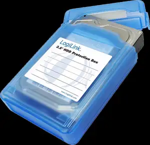 LogiLink 3.5 HDD Protection Box for 1 HDD - hard drive protective case