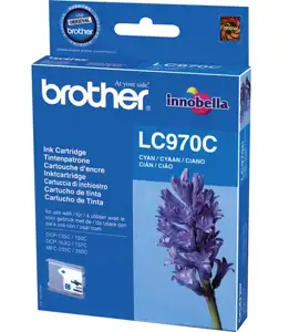 Brother LC970C - cyan - original - ink cartridge