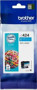 Brother LC424C - cyan - original - ink cartridge