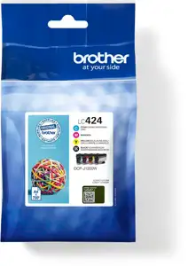 Brother LC424BK - black - original - ink cartridge